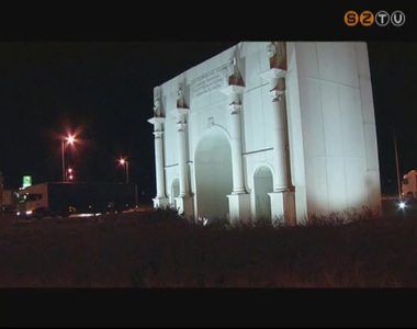 Díszkivilágítást kapott a diadalív Díszkivilágítást kapott a diadalív