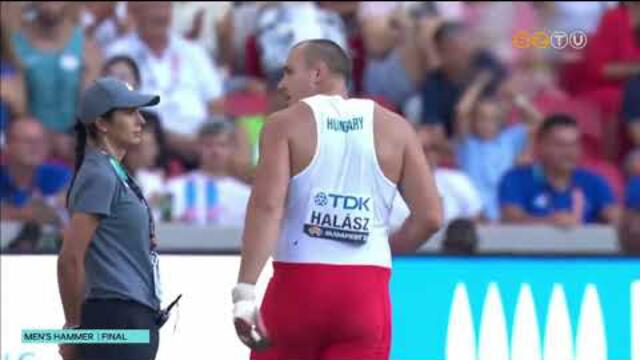 Bronzérmet szerzett Halász Bence a budapesti atlétikai világbajnokságon Bronzérmet szerzett Halász Bence a budapesti atlétikai világbajnokságon