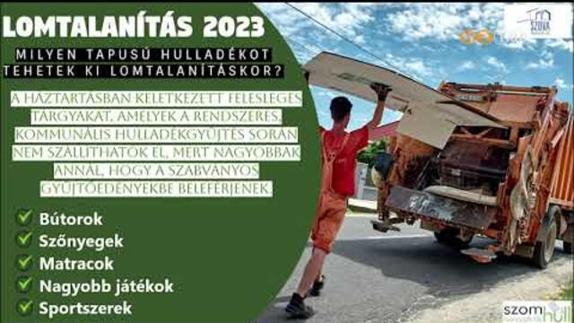 Április elsején kezdődik a városi lomtalanítás Április elsején kezdődik a városi lomtalanítás