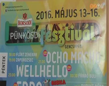 Harmincezer �rdekl�d�t v�rnak a Gencsap�ti P�nk�sdi Fesztiv�lra