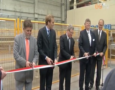 Korszer� gy�rt�sorokat avattak a Falco forg�cslapgy�rt� �zem�ben