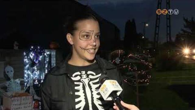 Halloween-i rémek lepték el Táplánszentkereszt utcáit Halloween-i rémek lepték el Táplánszentkereszt utcáit
