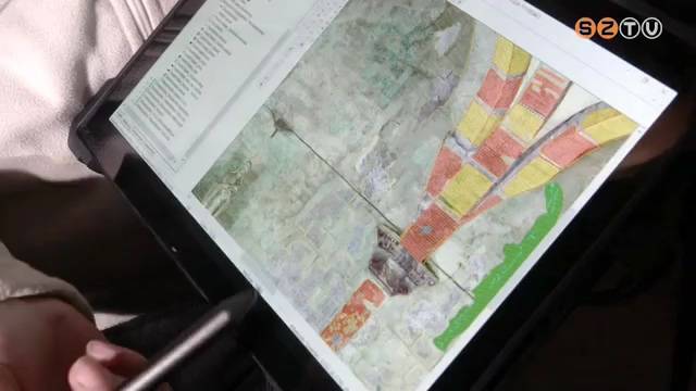 A belső falfelületek vizsgálata és régészeti feltárás is folyik a jáki templomban A belső falfelületek vizsgálata és régészeti feltárás is folyik a jáki templomban