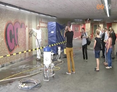 Megújul a szombathelyi aluljáró Megújul a szombathelyi aluljáró