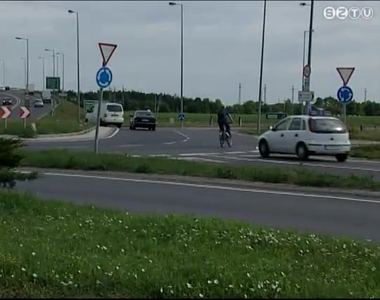 Gyalogos�tkel� helyett alulj�r�t �p�tenek a zanati k�rforgalom mellett