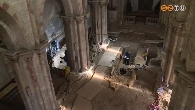 Munkaterületté vált a jáki templom belseje Munkaterületté vált a jáki templom belseje