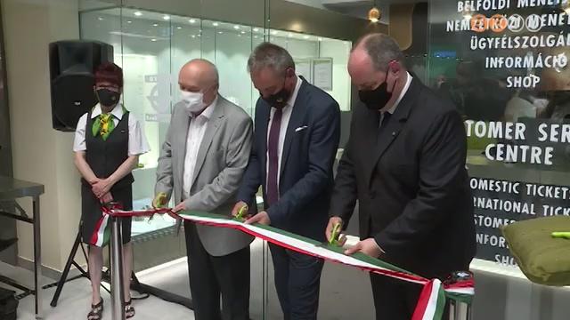 Új utascentrum nyílt a szombathelyi vasútállomáson Új utascentrum nyílt a szombathelyi vasútállomáson