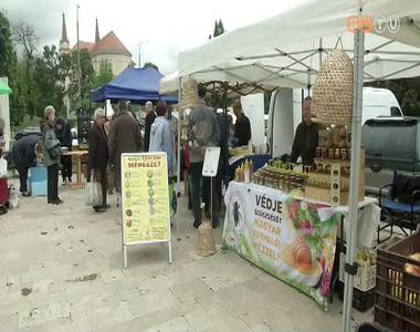 K�l�nleges piacnapot tartottak cs�t�rt�k�n az MMIK el�tti t�ren