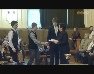 Jutalmazt�k a Zr�nyi/Gordiusz Matematika Verseny megyei fordul�j�nak legjobbjait