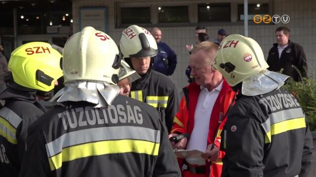 Klrgz szivrgott ma dl krl a Fedett Uszodban