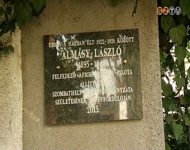 Almásy László emléktábla Almásy László emléktábla