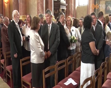Jubil�l� h�zasp�roknak rendezett tal�lkoz�t a Szombathelyi Egyh�zmegye