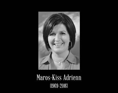 Elhunyt Maros-Kiss Adrienn koll�g�nk
