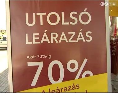 20, 50 vagy ak�r 70 sz�zal�kos le�raz�sok a kifut� ny�ri term�kekre