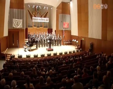 55. sz�let�snapj�t �nnepelte az Erkel K�rus a Bart�k Teremben