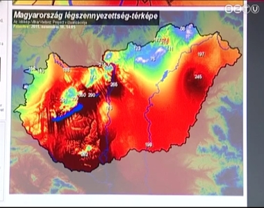 Magyarország nagy részén erősen szennyezett a levegő Magyarország nagy részén erősen szennyezett a levegő