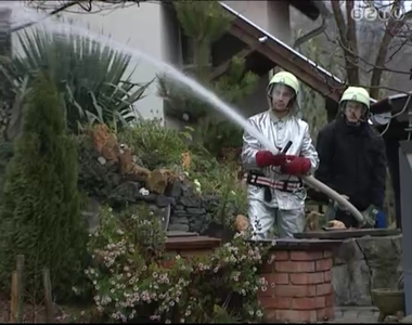 Tűzoltógyakorlat a Vas-hegyen Tűzoltógyakorlat a Vas-hegyen