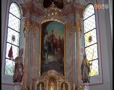 Gruber Imre Szent M�rton-festm�nyei Bajororsz�gban