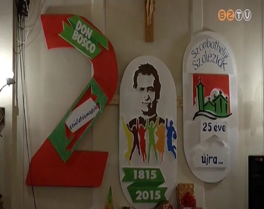 Az 1815-ben sz�letett szal�zi rend alap�t�j�t �nnepelt�k Szombathelyen