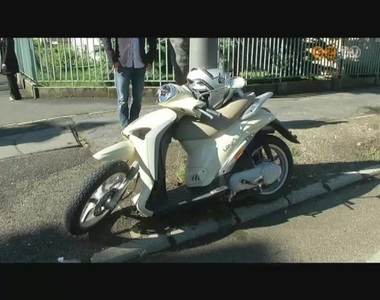 Egy motoros nő sérült meg a reggeli, Gagarin utcai balesetben Egy motoros nő sérült meg a reggeli, Gagarin utcai balesetben