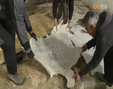 M�rf�ldk�h�z �rkezett a Romkert mozaikpadl�j�nak restaur�l�sa