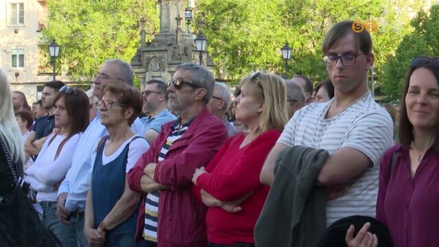 Szombathelyre rkezett Magyar Pter orszgjr turnja