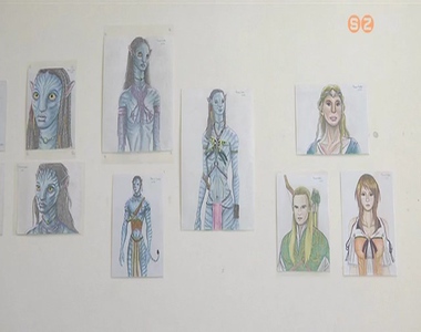 Autista képzőművész munkáiból nyílt kiállítás Autista képzőművész munkáiból nyílt kiállítás