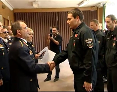 Beiktatt�k a szombathelyi katasztr�fav�delmi kirendelts�g vezet�it