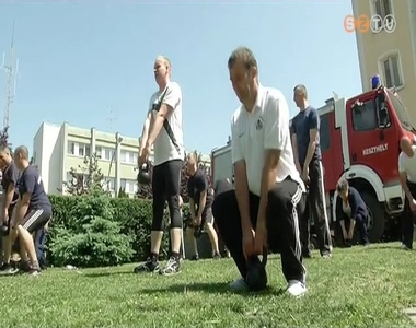 Pr�b�ra tett�k magukat a szombathelyi t�zolt�k a kih�v�s napj�n