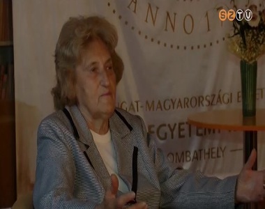 Horv�th Margit f�iskolai tan�r volt a Savaria Egyetemi K�zpont vend�ge