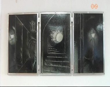 Pilt B�la k�pz�m�v�sz alkot�saib�l ny�lt ki�ll�t�s a k�pt�rban