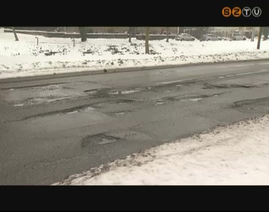 Egyre több a kátyú a megyeszékhely útjain Egyre több a kátyú a megyeszékhely útjain