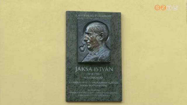 Emléktáblát avattak Jaksa István festőművész tiszteletére Emléktáblát avattak Jaksa István festőművész tiszteletére