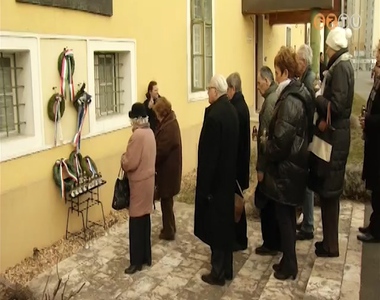 Szombathely gy�sznapj�ra eml�keztek szerd�n a v�ros t�bb pontj�n