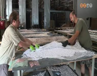 Zajlik a mozaikpadl� restaur�l�sa