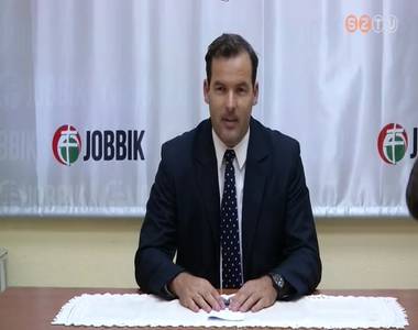 A k�zvil�g�t�s �zemeltet�s�vel kapcsolatban tartott sajt�t�j�koztat�t a Jobbik