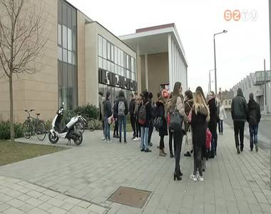 Sz�nh�zl�togat�son vettek r�szt a premontreis di�kok