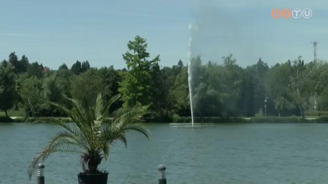 Újra beindult a Csónakáztó-tó szökőkútja Újra beindult a Csónakáztó-tó szökőkútja