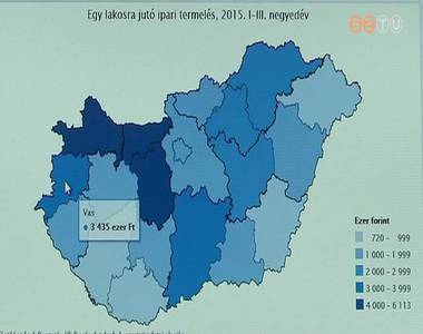 K�zz�tette tavalyi adatait a megye gazdas�g�ra vonatkoz�an a KSH