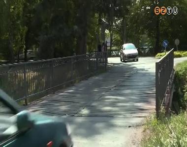 Lez�rj�k az Arany-patak hidat