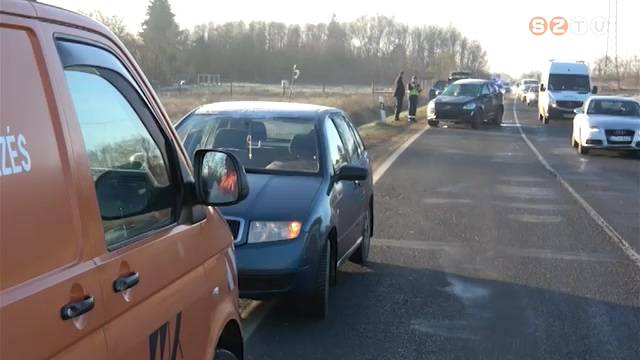 Hármas karambol Táplánszentkeresztnél Hármas karambol Táplánszentkeresztnél