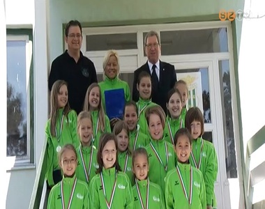 Arany�rmesek a szombathelyi szivacsk�zilabd�s gyerekek