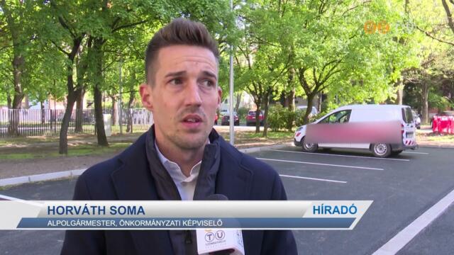 Birtokba vettk a lakk a Szrcsap s a Szab Mikls utcban kialaktott 32 j parkolt