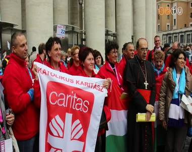 Szent M�rtonkor Ferenc p�pa h�v�s�ra R�m�ban