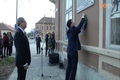 Sz�let�s�nek 339. �vfordul�j�n megkoszor�zt�k II. R�k�czi Ferenc eml�kt�bl�j�t