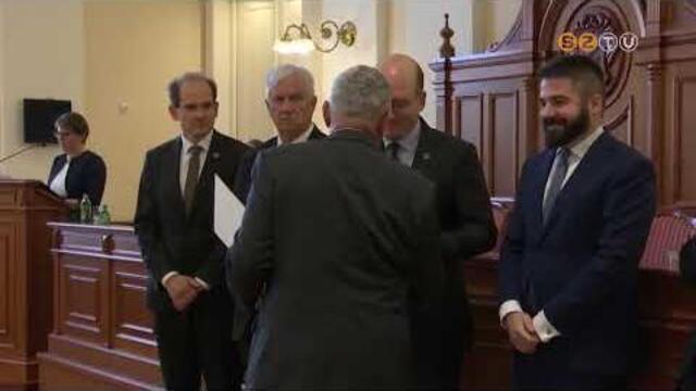 Ünnepi vármegyegyűlést tartottak a Megyeháza dísztermében Ünnepi vármegyegyűlést tartottak a Megyeháza dísztermében