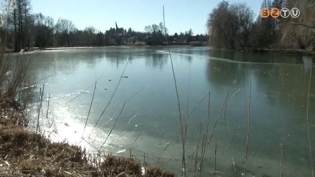 Tilos rámenni a Csónakázó-tó jegére Tilos rámenni a Csónakázó-tó jegére