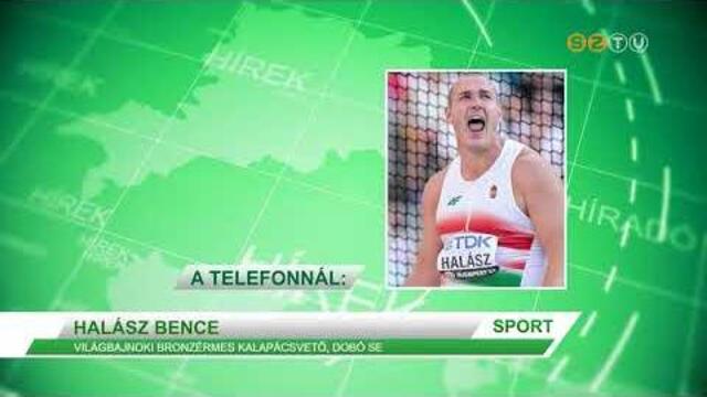 Bronzrmet nyert Halsz Bence a tokii atltikai vilgbajnoksgon