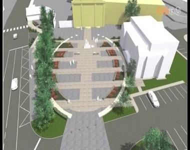 Elkezd�d�tt a Szent M�rton-templom el�tti t�r fel�j�t�sa