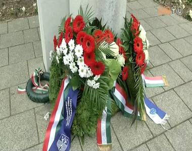 Koszor�z�s volt a Batthy�ny-szoborn�l